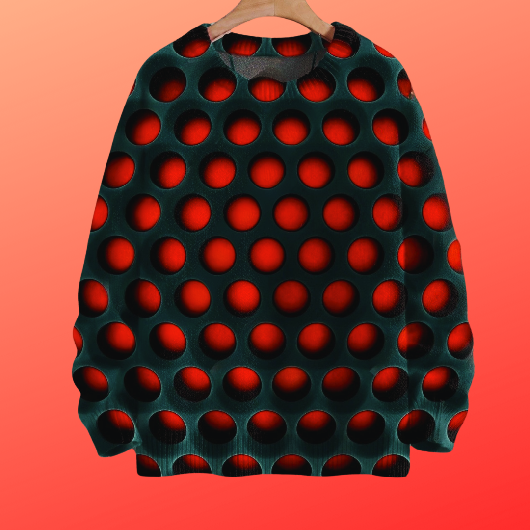 Unisex 3D Optical Illusion Sweaters – Stylish & Unique Selection