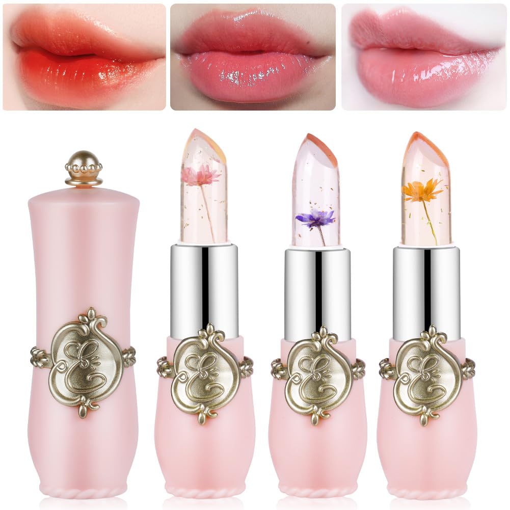 Flower Power Lip Gloss: 6-Piece Temperature-Changing Set - ALOE WINGS STORE