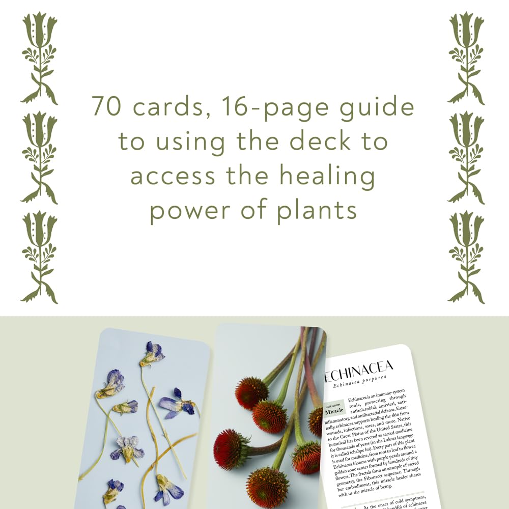 Botanicals Deck: 70 Plants and Flowers  to Enhance Your Life - ALOE WINGS STORE