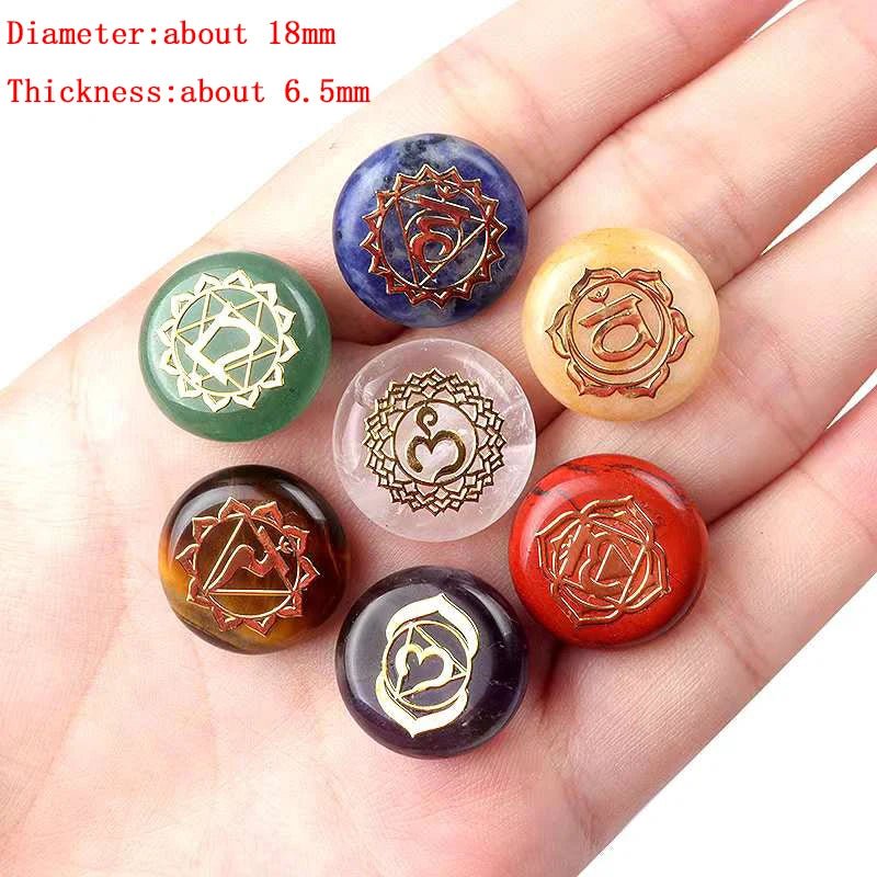 7Pcs Seven Chakras Healing Gemstones - ALOE WINGS STORE