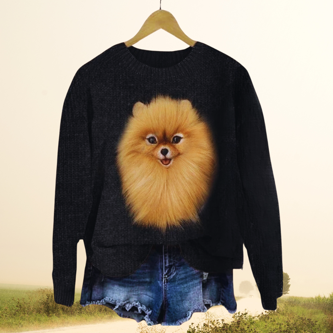 Adorable Unisex Sweater Collection with Dog Patterns - Ltd Time Only!