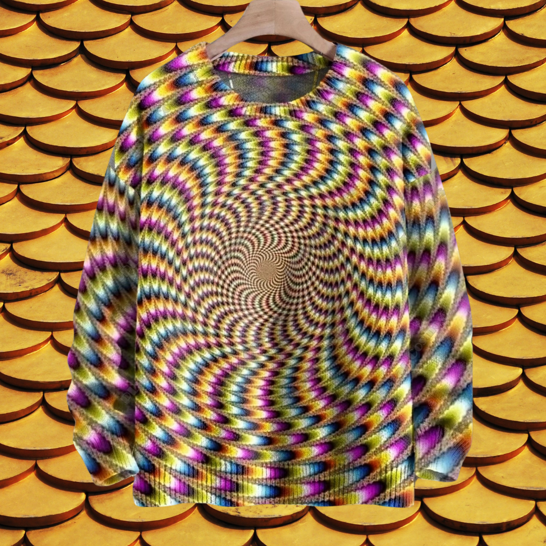 Unisex 3D Optical Illusion Sweaters – Stylish & Unique Selection