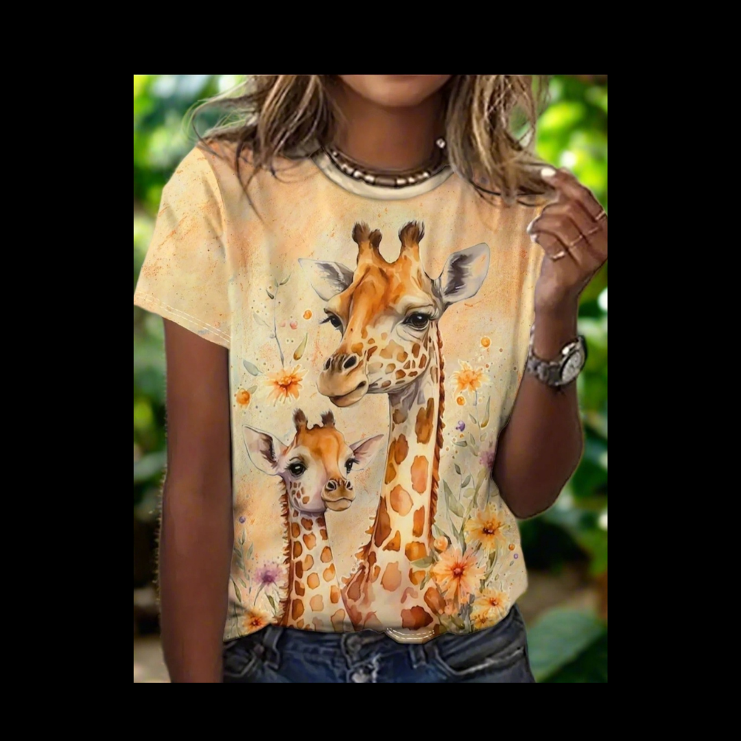 Unisex Casual T-Shirts with Funny 3D Animal Designs Collection