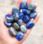 Sodalite tumbled stones for logical thinking and emotional balance