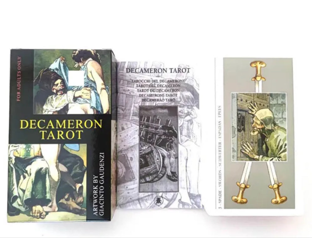 Decameron Tarot Cards with Guidebook - ALOE WINGS STORE