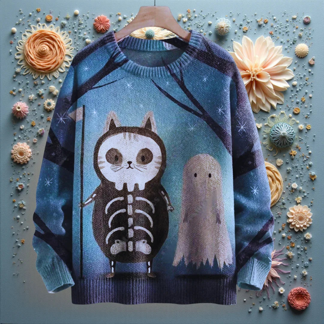 Army of Ghosts 3D Halloween Sweatshirt – Horror Themed Casual Wear