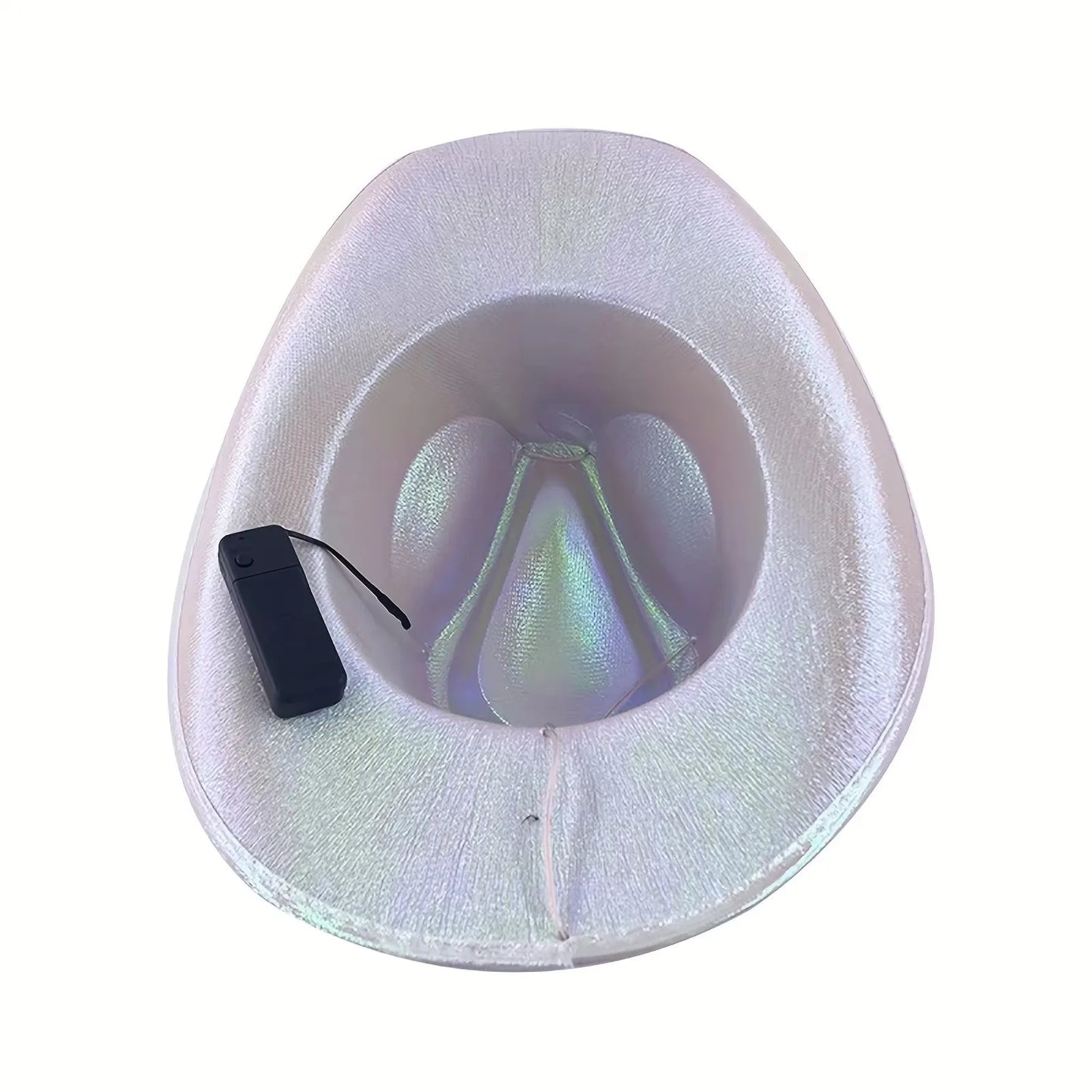 LED Light-Up Cowboy & Cowgirl Hat – Luminous Western Party Cap for Dancing, Dress-Up & Festivals