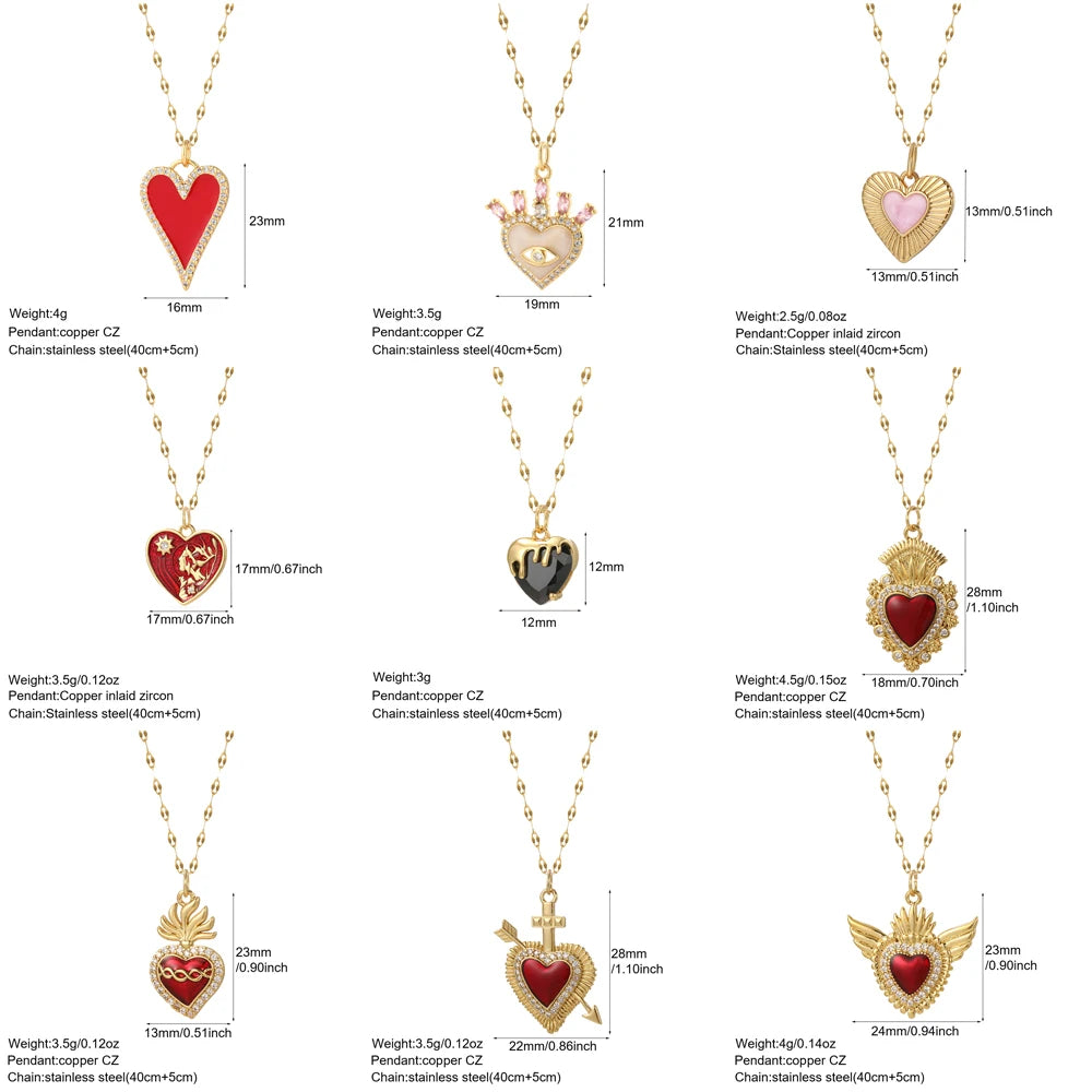 Love Pendant Necklace SELECTION - ALOE WINGS STORE