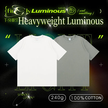 Glow-in-the-Dark T-Shirt – Luminous top made from Fluorescent Cotton Fabric