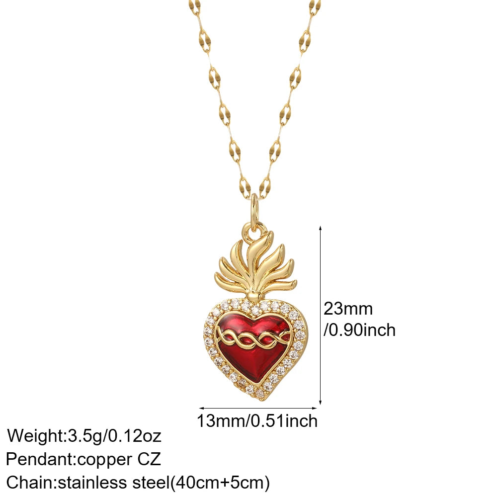 Love Pendant Necklace SELECTION-ALOE WINGS STORE