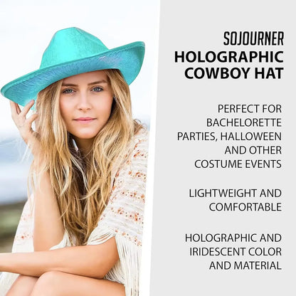 LED Light-Up Cowboy & Cowgirl Hat – Luminous Western Party Cap for Dancing, Dress-Up & Festivals