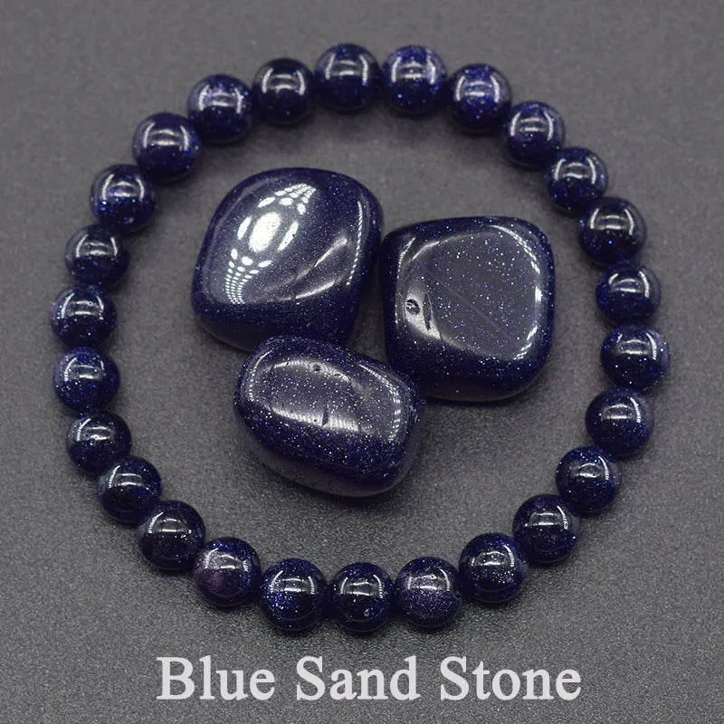 Geniune Natural Precious Stones Bead Bracelet Quartz [SELECTION]-ALOE WINGS STORE