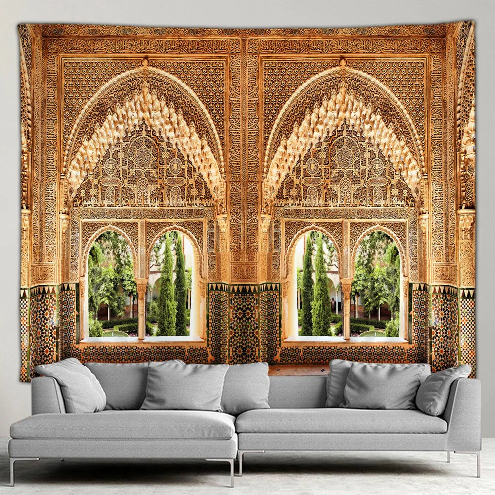 Islamic ARCHITECTURAL Tapestry - SELECTION 2 - ALOE WINGS STORE