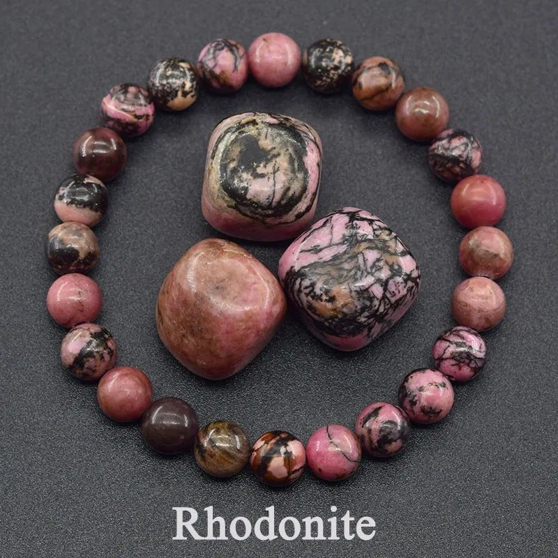 Geniune Natural Epidote Zoisite Stone & Other Semi-Precious Stones Bead Bracelet Quartz [SELECTION] - ALOE WINGS STORE