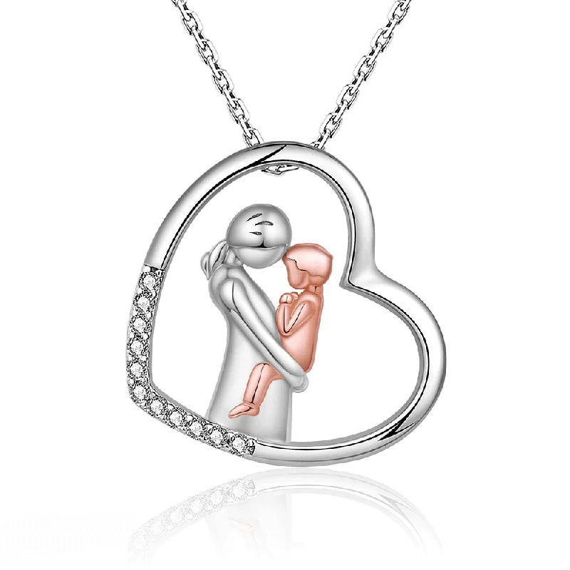 Silver Sterling Mother and Child / Children Pendant  Selection - ALOE WINGS STORE