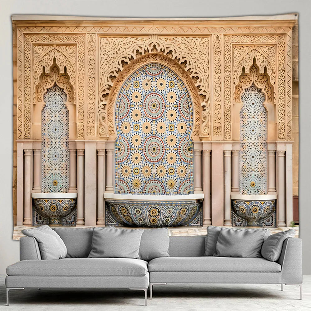 Islamic ARCHITECTURAL Tapestry - SELECTION 2 - ALOE WINGS STORE