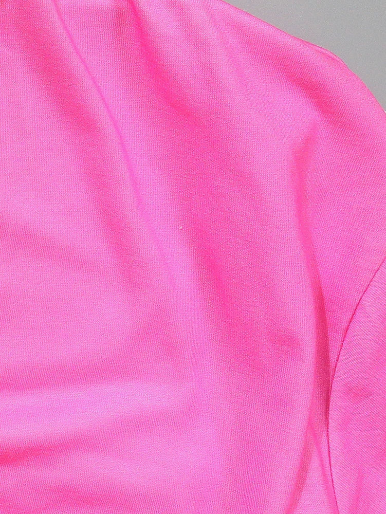 Pink V-Neck Short Sleeve Dress for Women – Black Betty Boo Casual Fashion