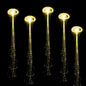 10PCS LED Fibre Optic Hair Clips – Light-Up Glow Barrettes for Parties, Bars & Night Events | Glow-in-the-Dark Hair Pins