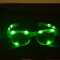 LED Flashing Glow Glasses – Light-Up Rave Eyewear for EDM, Parties & Festivals (Unisex for Kids & Adults)