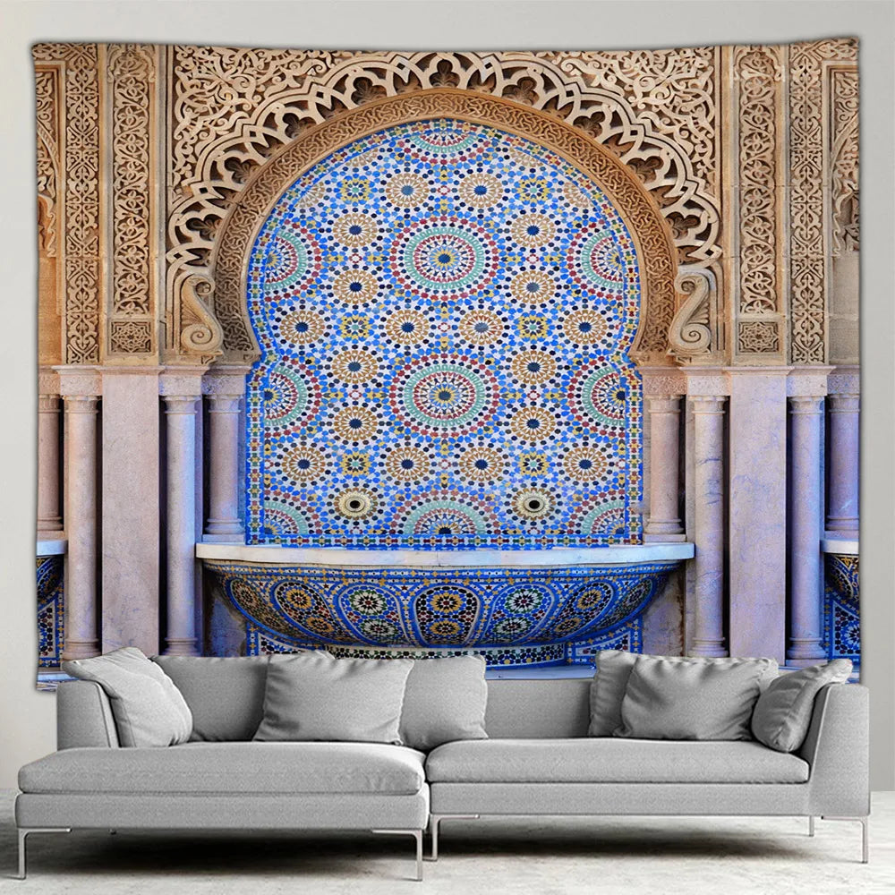 Islamic ARCHITECTURAL Tapestry - SELECTION 2 - ALOE WINGS STORE