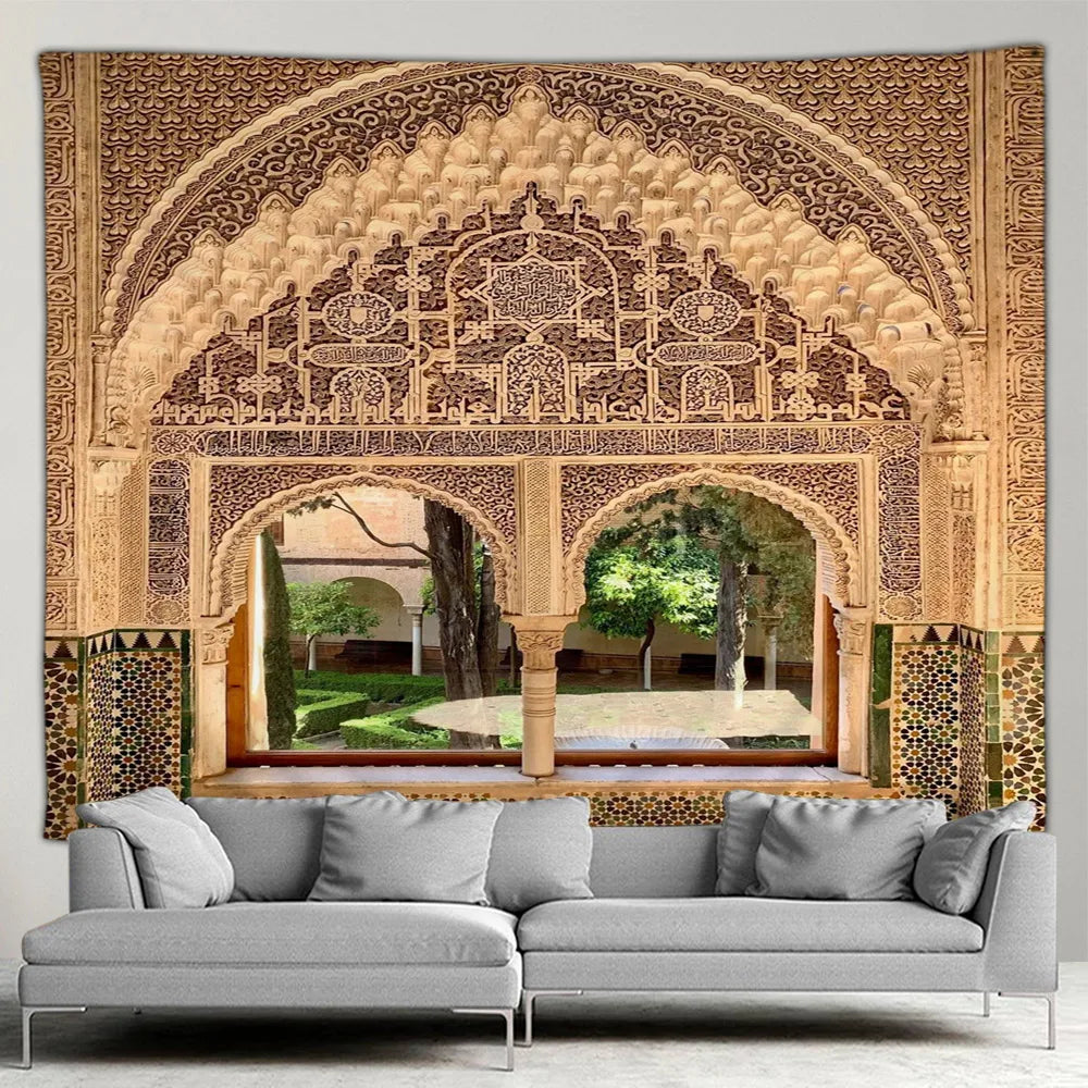 Islamic ARCHITECTURAL Tapestry - SELECTION 2 - ALOE WINGS STORE