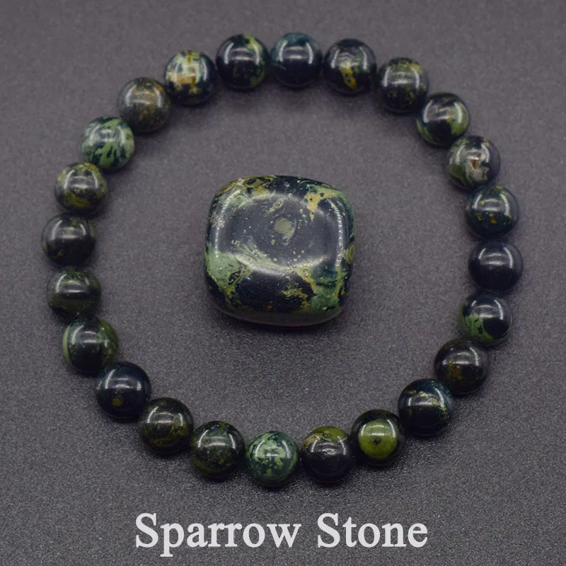 Geniune Natural Epidote Zoisite Stone & Other Semi-Precious Stones Bead Bracelet Quartz [SELECTION] - ALOE WINGS STORE