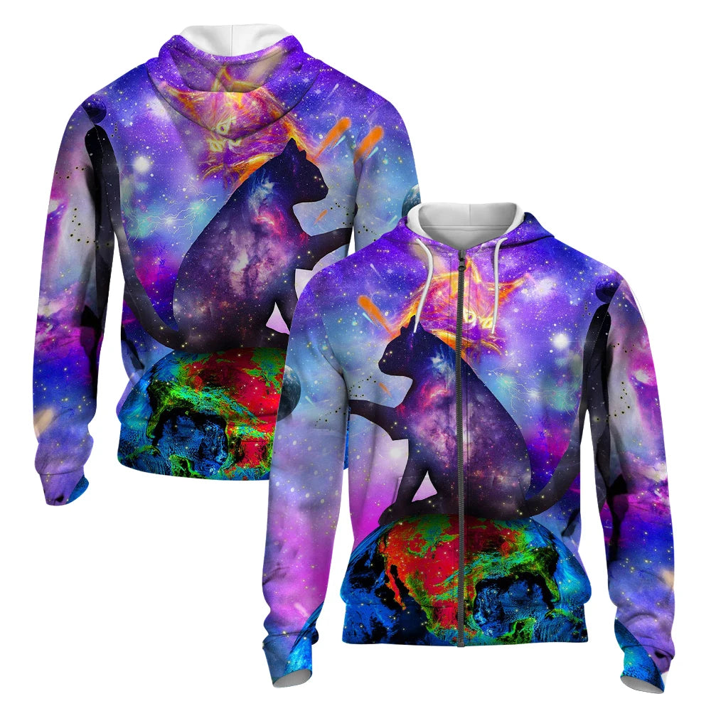 Unisex Hoodies Collection: Cat, Fox, Lion, and Creative Designs - ALOE WINGS STORE