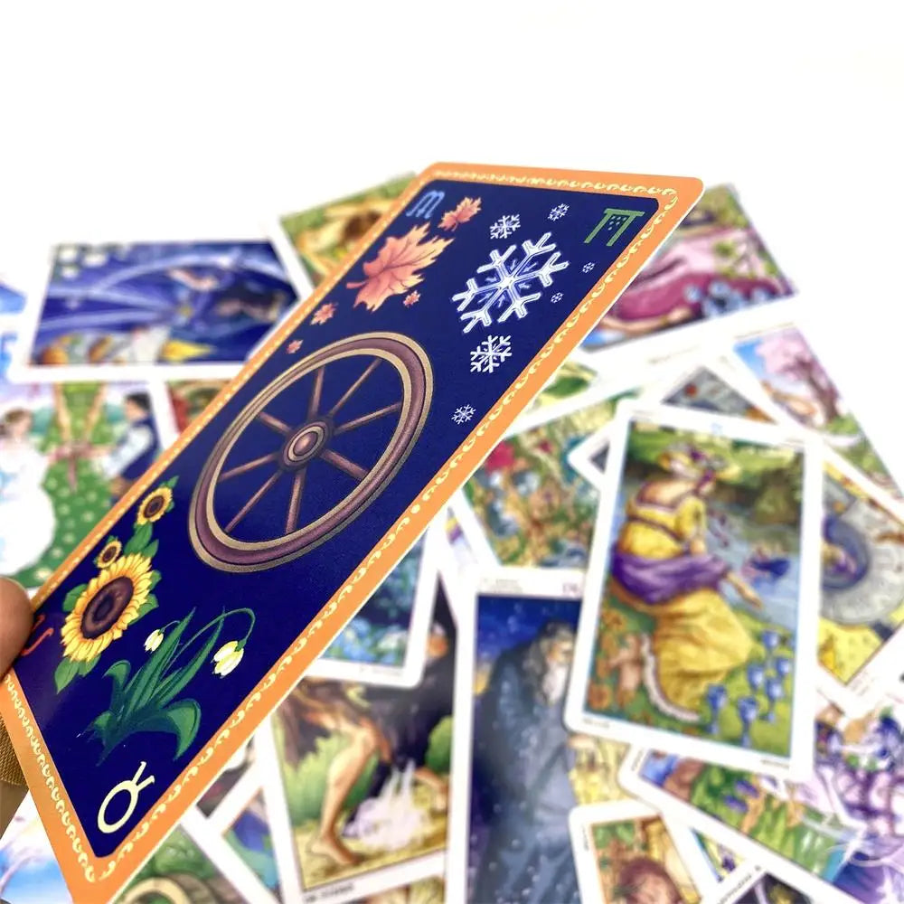 Wheel Of The Year Tarot Cards With Guidebook - ALOE WINGS STORE