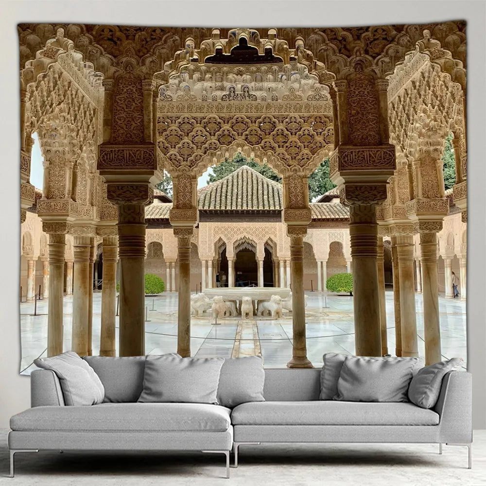 Islamic ARCHITECTURAL Tapestry - SELECTION 2 - ALOE WINGS STORE