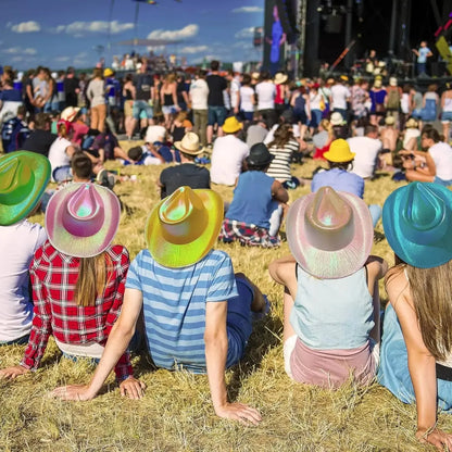 LED Light-Up Cowboy & Cowgirl Hat – Luminous Western Party Cap for Dancing, Dress-Up & Festivals