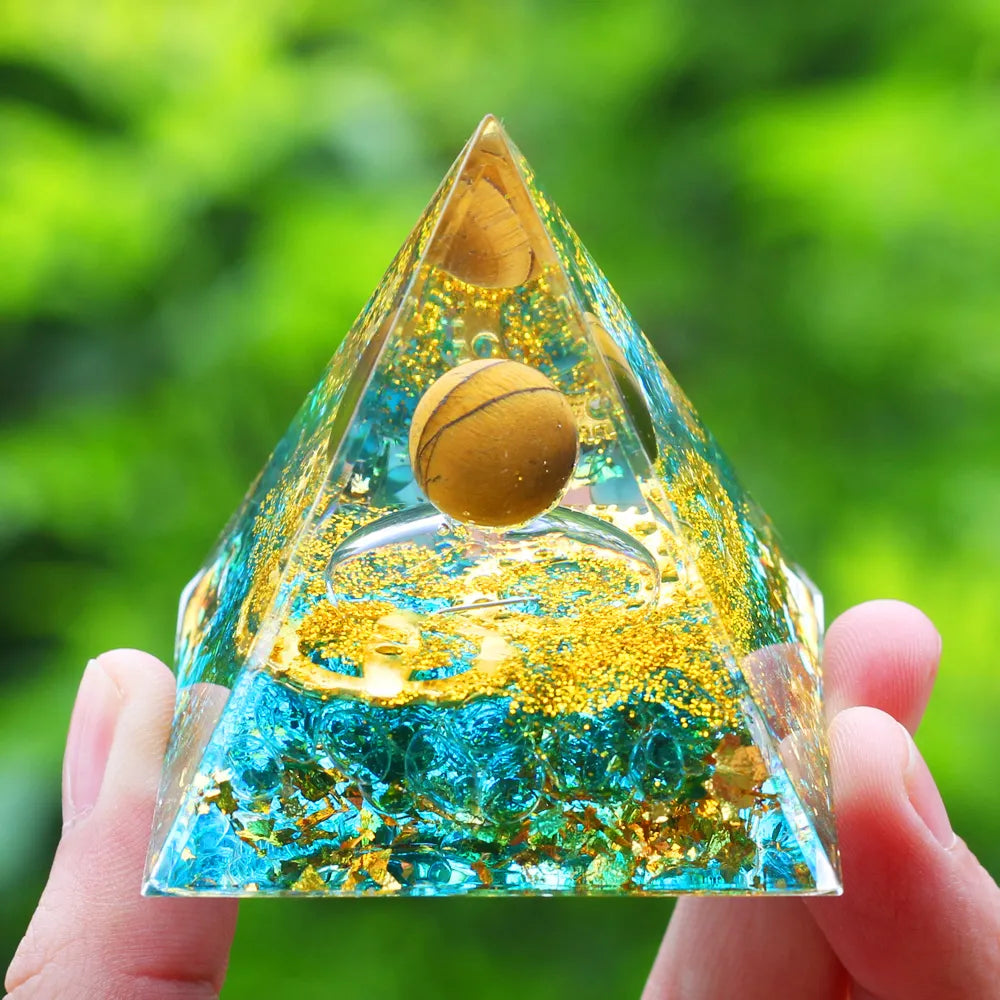 Crystals Stone Orgone Energy Generator Pyramid SELECTION - ALOE WINGS STORE