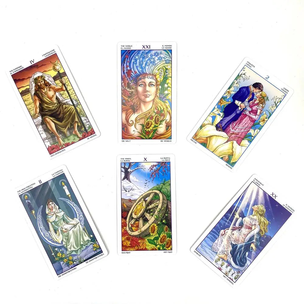 Wheel Of The Year Tarot Cards With Guidebook - ALOE WINGS STORE