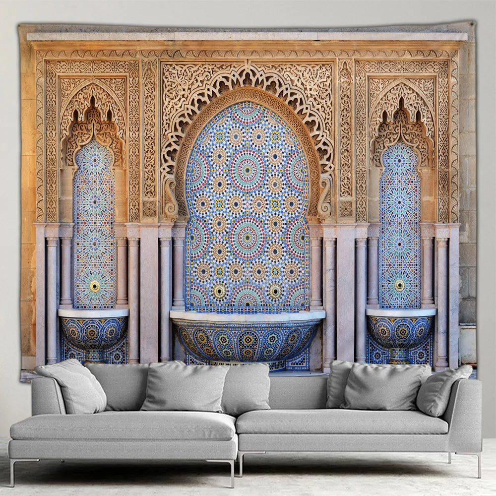 Islamic ARCHITECTURAL Tapestry - SELECTION 2 - ALOE WINGS STORE