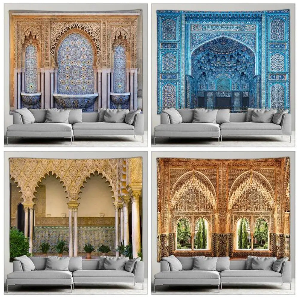 Islamic ARCHITECTURAL Tapestry - SELECTION 2 - ALOE WINGS STORE