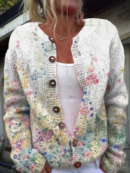 Vintage-Inspired Women's Button-Down Cardigan Selection