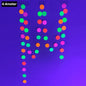 UV Glow Party Accessories Set – Neon Hat, Glasses, Bracelet, Necklace & Gloves for Birthday, Wedding & Festival Dress-Up Decor