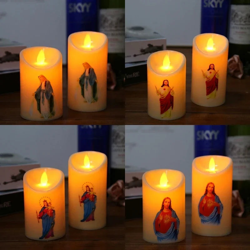 Church LED Candle [SELECTION] - ALOE WINGS STORE