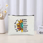 Inspirational Christian Canvas Makeup Bag - Faith-Based Travel Pouch & Scripture Accessory Organiser