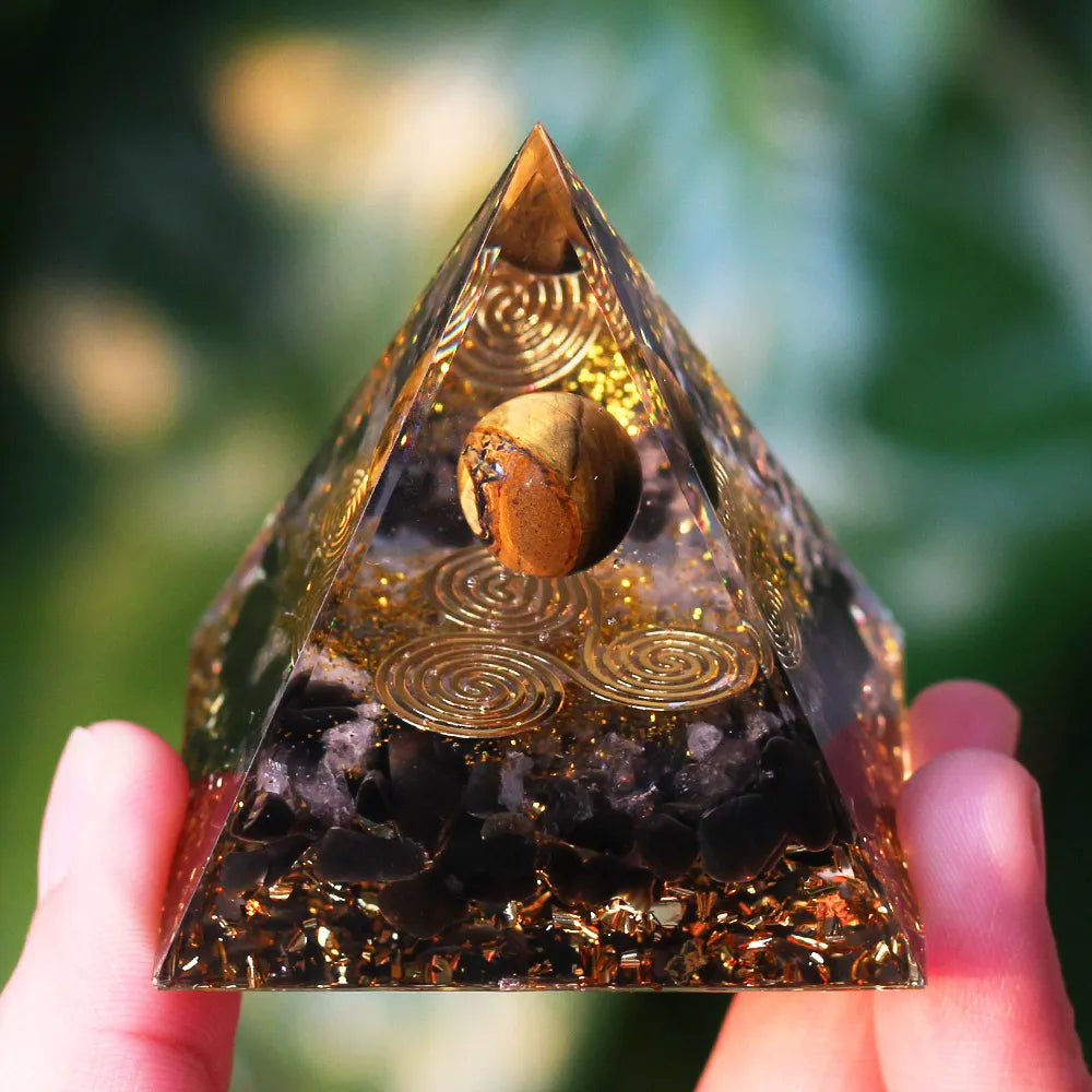 Crystals Stone Orgone Energy Generator Pyramid SELECTION - ALOE WINGS STORE