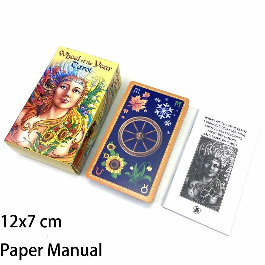 Wheel Of The Year Tarot Cards With Guidebook - ALOE WINGS STORE