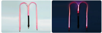 Light-Up LED Suspenders & Bow Tie Set – Adjustable Glowing Party Braces for Kids & Adults
