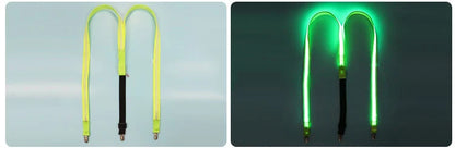 Light-Up LED Suspenders & Bow Tie Set – Adjustable Glowing Party Braces for Kids & Adults