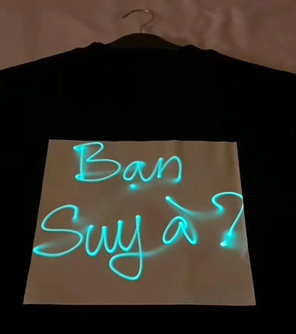 Glow-in-the-Dark DIY Drawing T-Shirt – Customize with Fluorescent Fun