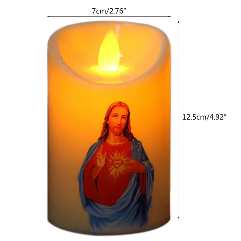 Church LED Candle [SELECTION] - ALOE WINGS STORE