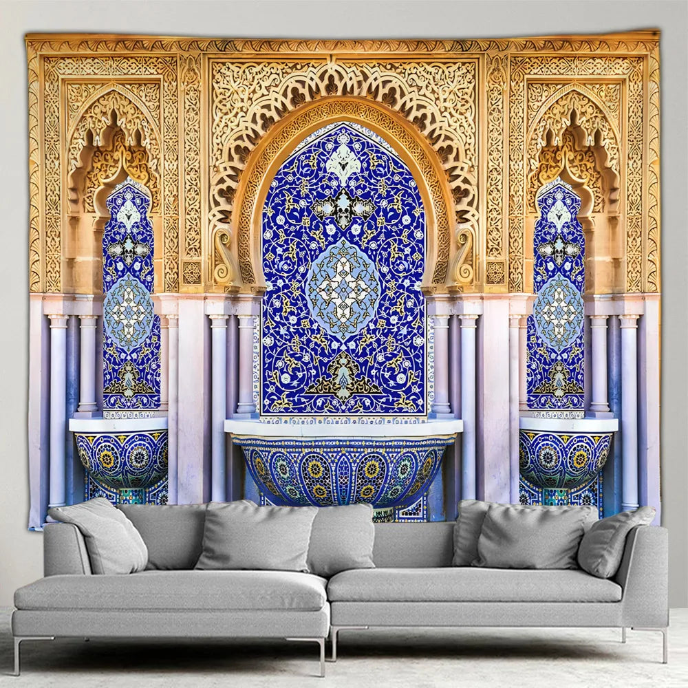 Islamic ARCHITECTURAL Tapestry - SELECTION 2 - ALOE WINGS STORE