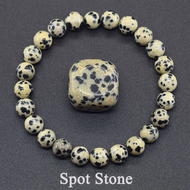 Geniune Natural Precious Stones Bead Bracelet Quartz [SELECTION] - ALOE WINGS STORE