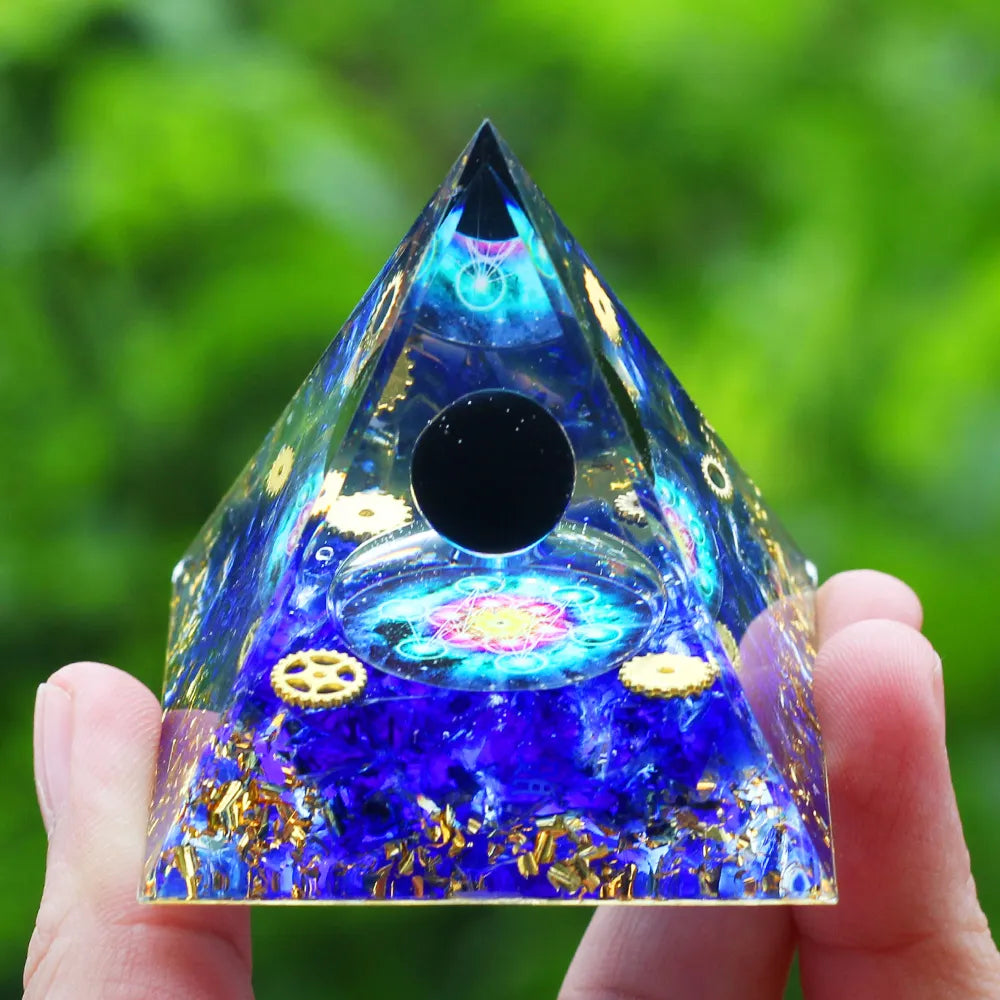 Crystals Stone Orgone Energy Generator Pyramid SELECTION - ALOE WINGS STORE