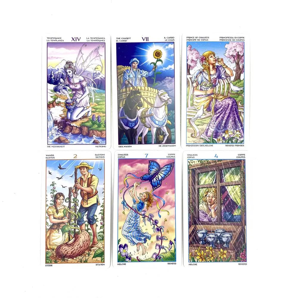 Wheel Of The Year Tarot Cards With Guidebook - ALOE WINGS STORE