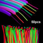 UV Glow Party Accessories Set – Neon Hat, Glasses, Bracelet, Necklace & Gloves for Birthday, Wedding & Festival Dress-Up Decor