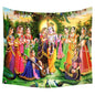 Traditional Indian art style Radha Krishna wall hanging